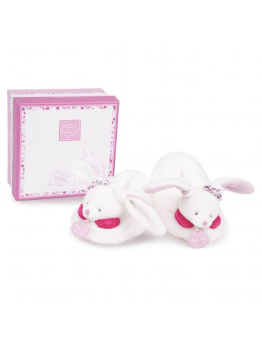 Chaussons 6-12 mois - Cerise Le Lapin