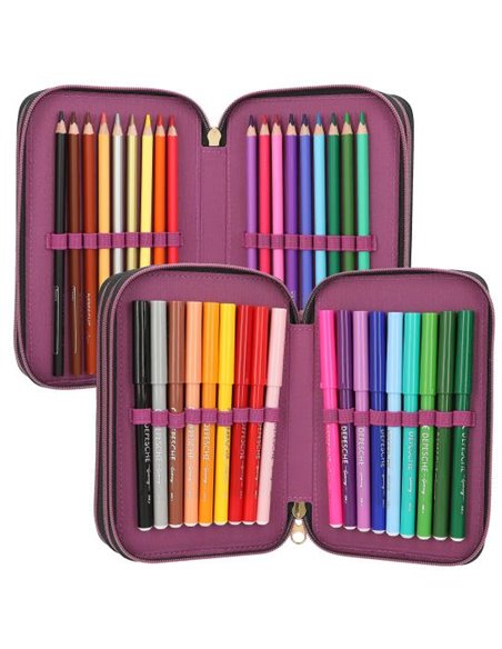TOPModel Trousse 3 compartiments REBEL KITTY
