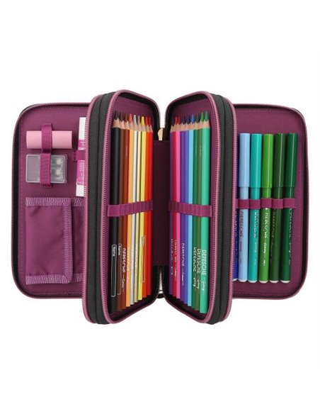 TOPModel Trousse 3 compartiments REBEL KITTY