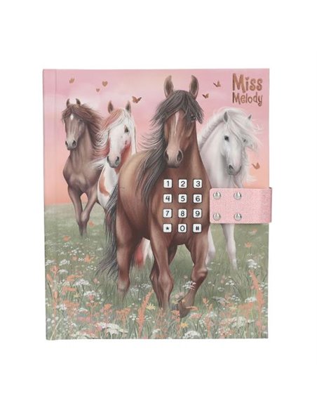 Miss Melody Journal avec code et son, motif 1