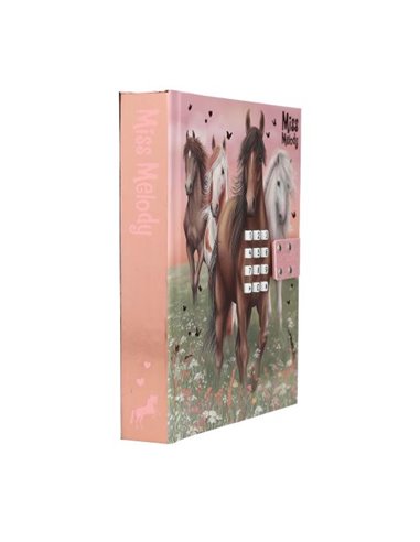 Miss Melody Journal avec code et son, motif 1