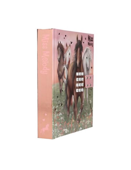 Miss Melody Journal avec code et son, motif 1