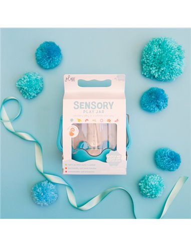 Jar sensorielle bleu - Glo pals