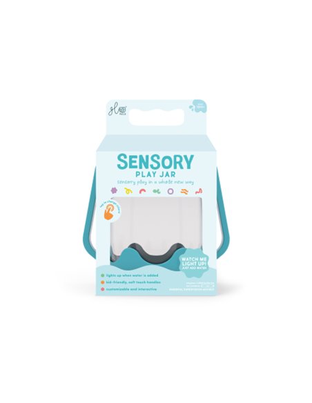 Jar sensorielle bleu - Glo pals