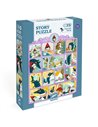 Story Puzzle - Le Petit Chaperon Rouge - 35 pcs - Djeco