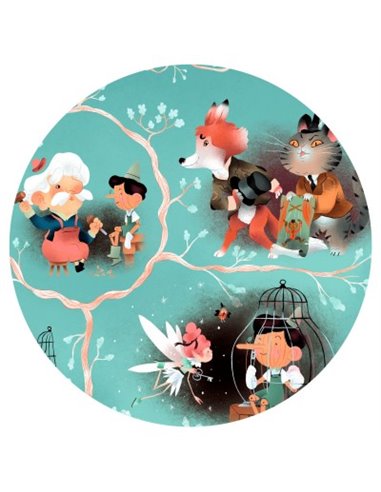 Story Puzzle - Pinocchio - 54 pcs - Djeco