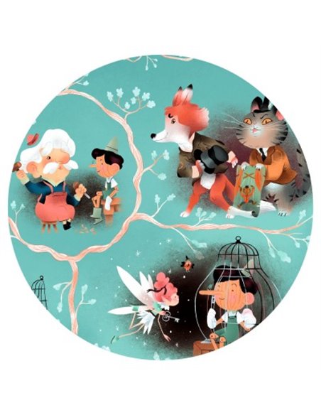 Story Puzzle - Pinocchio - 54 pcs - Djeco