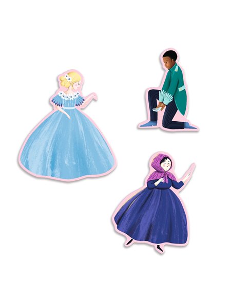 Story Puzzle - Cendrillon - 54 pcs - Djeco