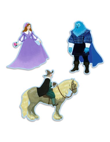 Story Puzzle - La Belle et la Bête -100 pcs - Djeco