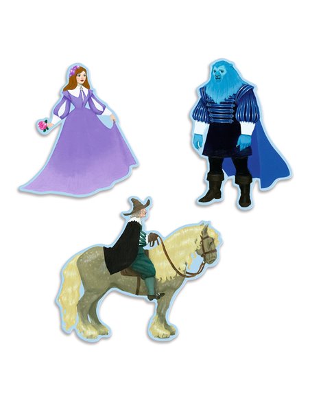 Story Puzzle - La Belle et la Bête -100 pcs - Djeco