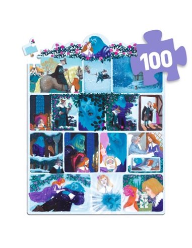 Story Puzzle - La Belle et la Bête -100 pcs - Djeco