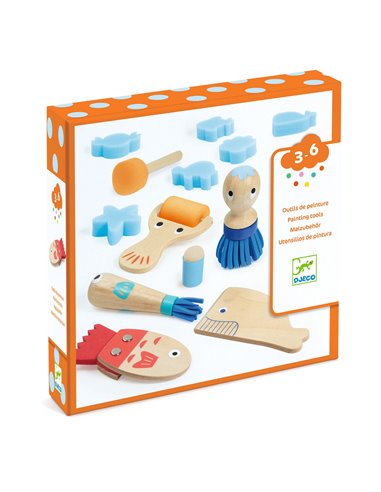 Coffret Curieux Outils pour Peindre - Djeco