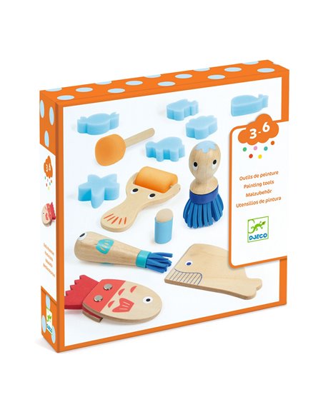 Coffret Curieux Outils pour Peindre - Djeco