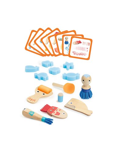 Coffret Curieux Outils pour Peindre - Djeco