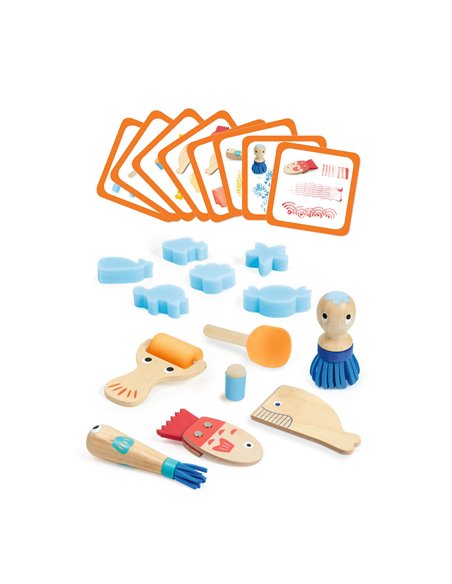 Coffret Curieux Outils pour Peindre - Djeco