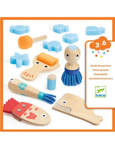 Coffret Curieux Outils pour Peindre - Djeco