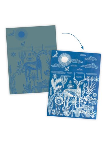 Cyanotypes - Savane nocturne - Djeco