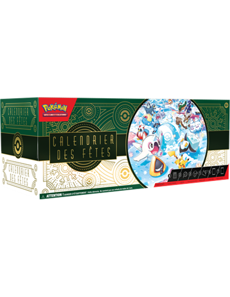 Pokémon : Calendrier des fêtes 2024 (de l'avent)