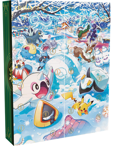 Pokémon : Calendrier des fêtes 2024 (de l'avent)