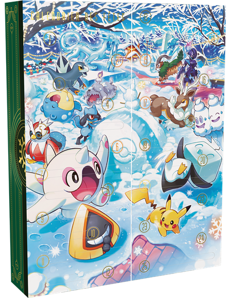 Pokémon : Calendrier des fêtes 2024 (de l'avent)