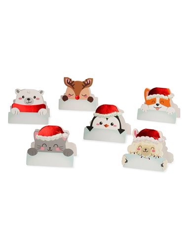 Set 12 Marque-Places Noël - Legami