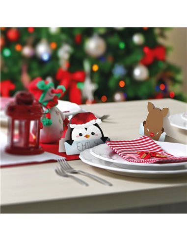 Set 12 Marque-Places Noël - Legami