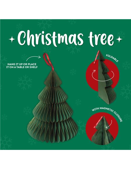 Sapin de Noël Pliable Papier - Legami