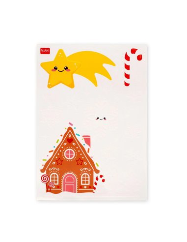 Autocollants Électrostatiques Noël - LEGAMI