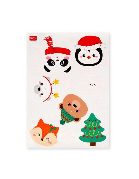 Autocollants Électrostatiques Noël - LEGAMI
