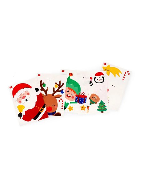 Autocollants Électrostatiques Noël - LEGAMI