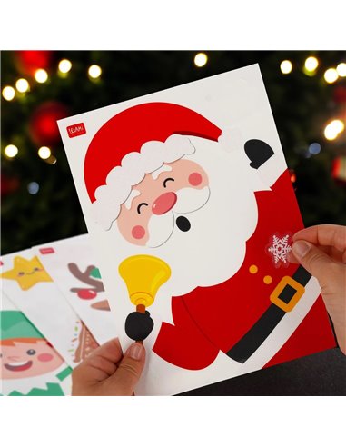 Autocollants Électrostatiques Noël - LEGAMI