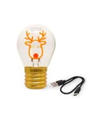Lampe Ampoule Renne - LEGAMI