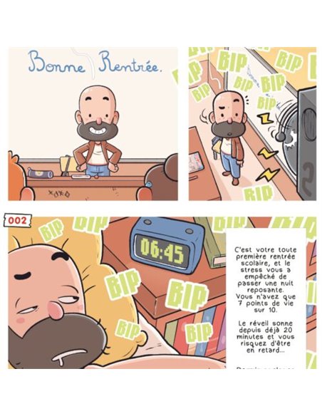 DANS LA TETE DE MONSIEUR LE PROF - BD LE HEROS