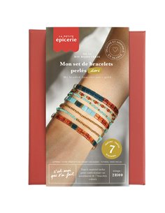 DIY Bijouterie - Mon set de bracelets perlés doré - La petite épicerie