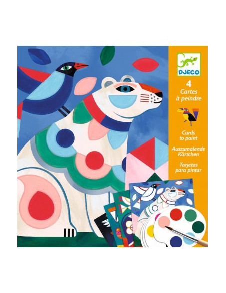 Cartes à peindre le bestiaire