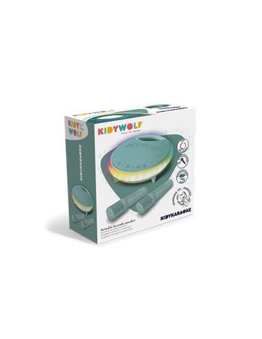 KIDYKARAOKE enceinte karaoke avec 2 micros - Kidywolf
