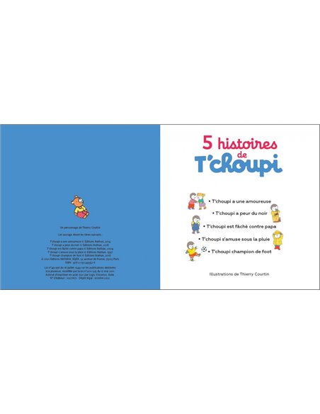 5 histoires de T'choupi - A la découverte des émotions 