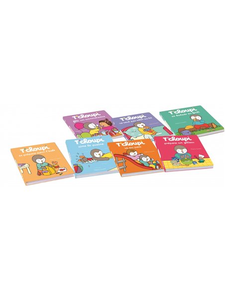 Ma petite bibliothèque de la semaine : 1 livre par jour avec T'choupi