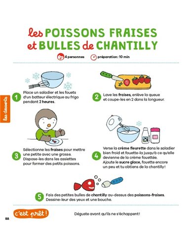 T'choupi mon grand livre de cuisine pour enfants - 70 recettes super simples