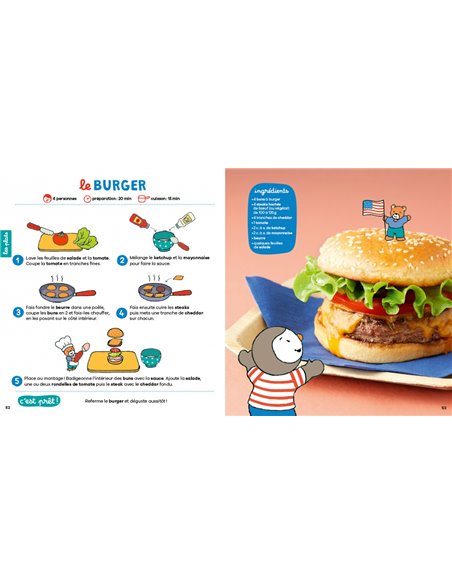T'choupi mon grand livre de cuisine pour enfants - 70 recettes super simples