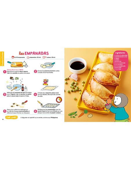 T'choupi mon grand livre de cuisine pour enfants - 70 recettes super simples