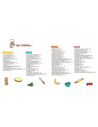 T'choupi mon grand livre de cuisine pour enfants - 70 recettes super simples