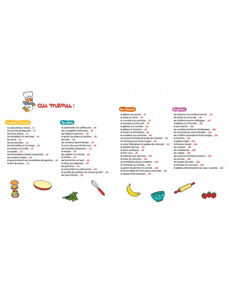 T'choupi mon grand livre de cuisine pour enfants - 70 recettes super simples
