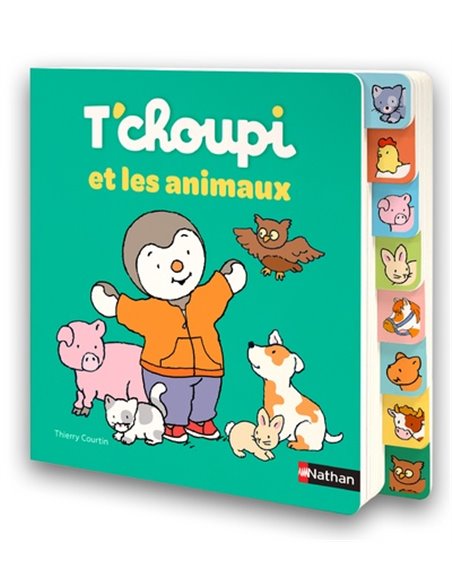 T'choupi et les animaux - Livre à onglets