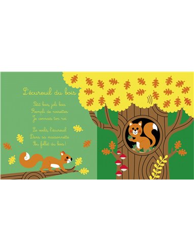 Mes premières chansons dans la forêt – Livre sonore - Grund