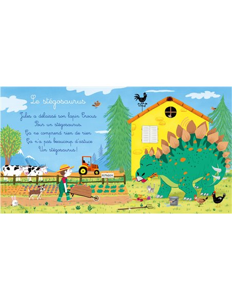 Mes premières chansons avec les dinosaures – Livre sonore - grund