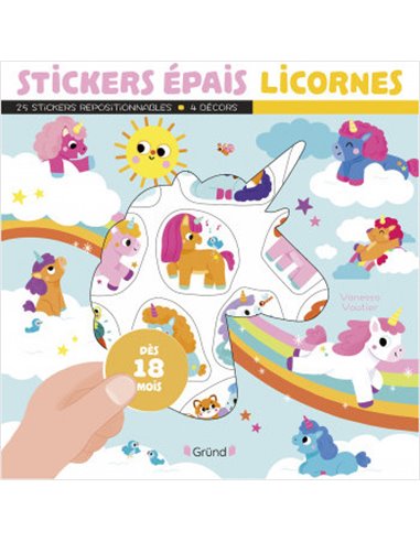 Stickers épais : Licornes – Grund