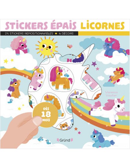 Stickers épais : Licornes – Grund