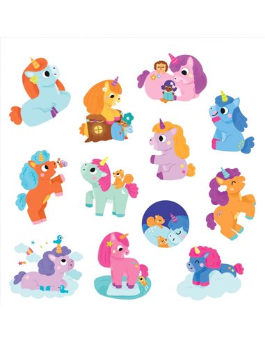 Stickers épais : Licornes – Grund