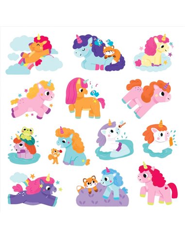 Stickers épais : Licornes – Grund